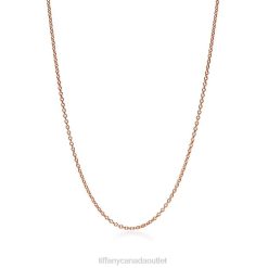 Tiffany 18k Rose Gold Chain Unisex 0J0F592 Jewelry