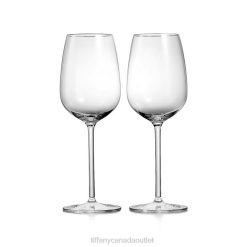 Tiffany All-purpose White Wine Glasses Unisex 0J0F2217 Home Decor in Crystal Glass