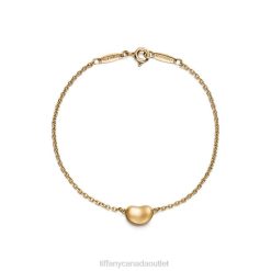 Tiffany Bean design Bracelet Unisex 0J0F1067 Jewelry in Yellow Gold, 9 mm