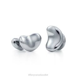 Tiffany Bean design Cuff Links Unisex 0J0F2740 Accessories in Charcoal-color Ruthenium, 18 mm