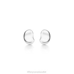 Tiffany Bean design Earrings Unisex 0J0F889 Jewelry in Sterling Silver, 9 mm