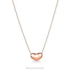 Tiffany Bean design Pendant Unisex 0J0F213 Jewelry in Rose Gold, 18 mm
