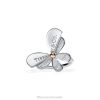 Tiffany Butterfly Ring in Sterling Silver and 18k Rose Gold Unisex 0J0F1627 Jewelry