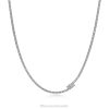 Tiffany Bypass Necklace Unisex 0J0F254 Jewelry in Platinum and Yellow Gold with Diamonds