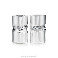 Tiffany Candlesticks Unisex 0J0F2255 Home Decor in Sterling Silver, Set of Two