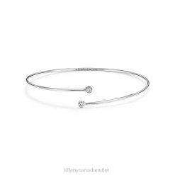 Tiffany Diamond Hoop Single-row Bangle Unisex 0J0F1051 Jewelry