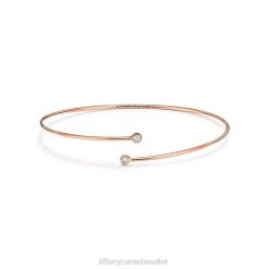Tiffany Diamond Hoop Single-row Bangle Unisex 0J0F1153 Jewelry