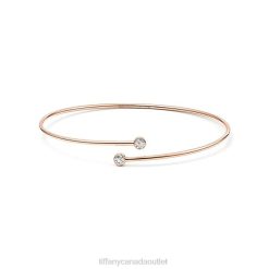 Tiffany Diamond Hoop Single-row Bangle Unisex 0J0F1386 Jewelry
