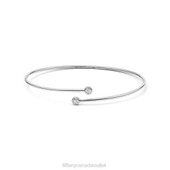 Tiffany Diamond Hoop Single-row Bangle Unisex 0J0F1398 Jewelry