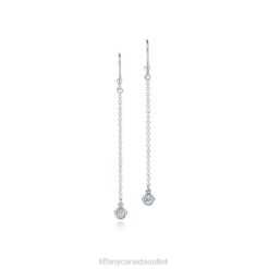 Tiffany Diamonds by the Yard Drop Earrings Unisex 0J0F903 Jewelry