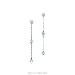 Tiffany Diamonds by the Yard Drop Earrings Unisex 0J0F966 Jewelry