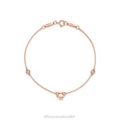 Tiffany Diamonds by the Yard Open Heart Bracelet Unisex 0J0F1090 Jewelry