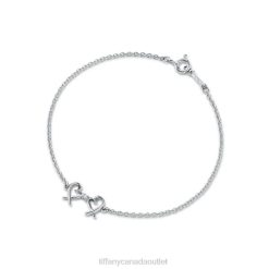 Tiffany Double Loving Heart Bracelet Unisex 0J0F1034 Jewelry