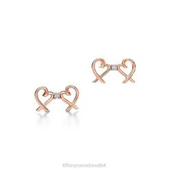 Tiffany Double Loving Heart Earrings Unisex 0J0F799 Jewelry