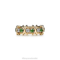 Tiffany Eighteen Stone Ring Unisex 0J0F1471 Jewelry