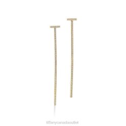 Tiffany Elongated Wire Bar Earrings Unisex 0J0F888 Jewelry