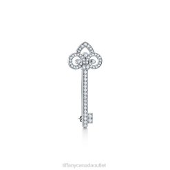 Tiffany Fleur de Lis Key Brooch Unisex 0J0F1985 Jewelry