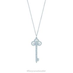 Tiffany Fleur de Lis Key Pendant Unisex 0J0F493 Jewelry