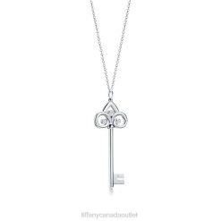 Tiffany Fleur de Lis Key Pendant Unisex 0J0F577 Jewelry