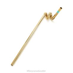 Tiffany Gold Vermeil Crazy Straw Unisex 0J0F2241 Home Decor