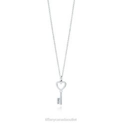 Tiffany Heart Key Pendant Unisex 0J0F570 Jewelry in Silver