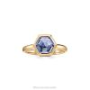Tiffany Hexagon Ring Unisex 0J0F1657 Jewelry in 18k Gold with a Tanzanite