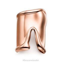 Tiffany Large Bone Cuff Unisex 0J0F1147 Jewelry in 18k Rose Gold