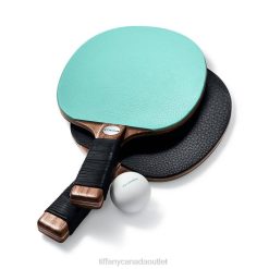Tiffany Leather and Walnut Table Tennis Paddles Unisex 0J0F2657 Home Decor