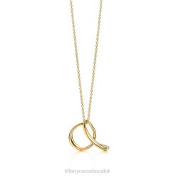 Tiffany Letter "A" Pendant Unisex 0J0F286 Jewelry