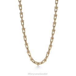 Tiffany Medium Link Necklace Unisex 0J0F6 Jewelry in Yellow Gold