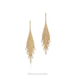 Tiffany Mesh Fringe Earrings Unisex 0J0F954 Jewelry