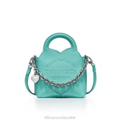 Tiffany Micro Tote Bag Unisex 0J0F2376 Accessories in Tiffany Blue Leather