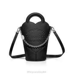 Tiffany Mini Crossbody Bag Unisex 0J0F2369 Accessories in Black Leather