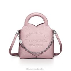 Tiffany Mini Tote Bag Unisex 0J0F2354 Accessories in Crystal Pink Leather