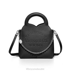 Tiffany Mini Tote Bag Unisex 0J0F2356 Accessories in Black Leather