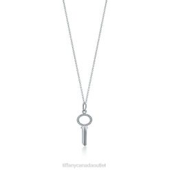 Tiffany Modern Keys Open Oval Key Pendant Unisex 0J0F575 Jewelry