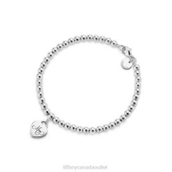 Tiffany Mom Heart Tag Bracelet Unisex 0J0F1307 Jewelry in Silver, Mini