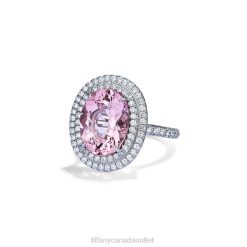 Tiffany Morganite Ring Unisex 0J0F1730 Jewelry in Platinum