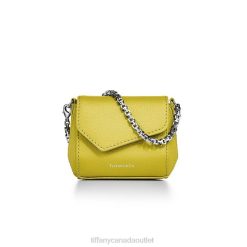 Tiffany Nano Bag Unisex 0J0F2379 Accessories in Citrine Yellow Leather