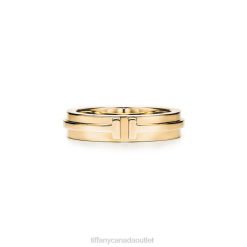 Tiffany Narrow Ring Unisex 0J0F1720 Jewelry in 18k Gold