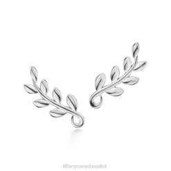 Tiffany Olive Leaf Climber Earrings Unisex 0J0F750 Jewelry