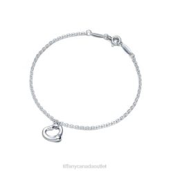 Tiffany Open Heart Bracelet Unisex 0J0F1130 Jewelry in Silver, 11 mm