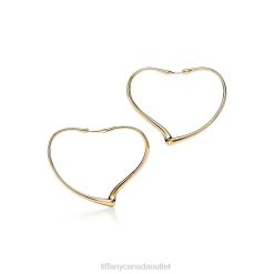Tiffany Open Heart Hoop Earrings Unisex 0J0F826 Jewelry