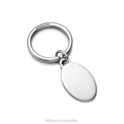 Tiffany Oval Tag Key Ring Unisex 0J0F2725 Accessories