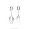 Tiffany Padova Fork and Spoon Baby Set Kids 0J0F2632 Home Decor