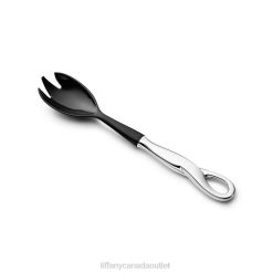 Tiffany Padova Salad Serving Fork Unisex 0J0F2130 Home Decor in Sterling Silver and Resin