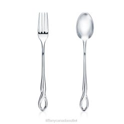 Tiffany Padova Serving Spoon and Fork Set Unisex 0J0F2126 Home Decor