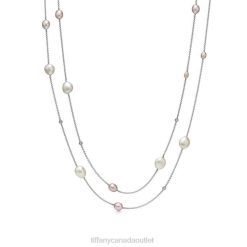 Tiffany Pearls by the Yard Sprinkle Necklace Unisex 0J0F636 Jewelry