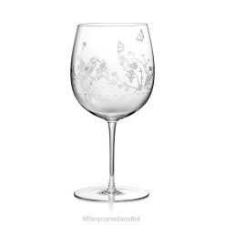 Tiffany Red Wine Glass Unisex 0J0F2206 Home Decor in Hand-etched Glass
