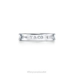 Tiffany Ring Unisex 0J0F1485 Jewelry in Silver, Narrow